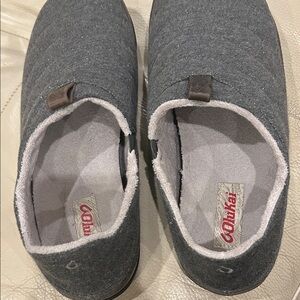 OluKai Gray Slip-On Loafers